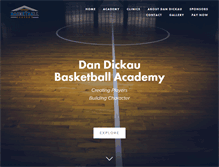 Tablet Screenshot of dickauacademy.com